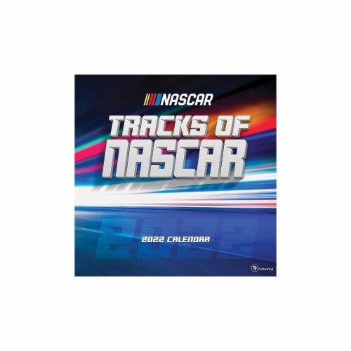 Tf Publishing X Monthly Calendar Tracks Of Nascar Multicolor