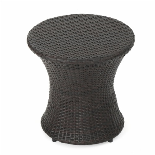 Capella Outdoor Piece Multi Brown Wicker Stacking Chair Chat Set