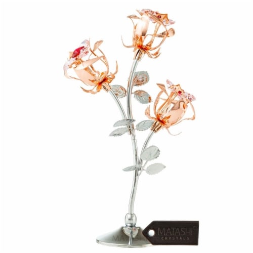 Best Mother S Day Gift Matashi Gold Chrome Plated Rose Flower