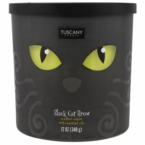 Tuscany 12 Oz Black Cat Brew Halloween Jar Candle 12 Oz Kroger