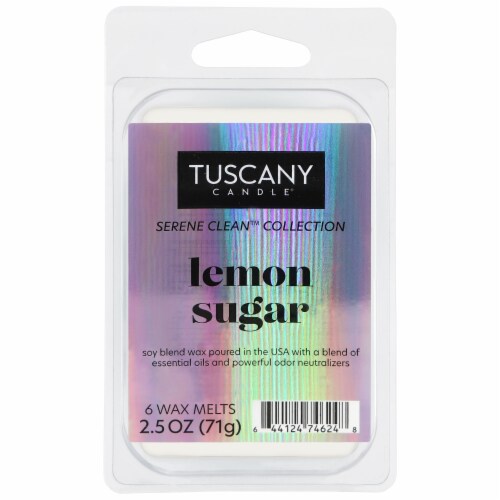 Tuscany Candle Serene Clean Collection Lemon Sugar Fragranced Wax