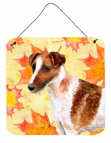 Carolines Treasures BB9908DS66 Smooth Fox Terrier Fall Wall Or Door