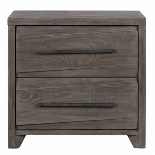 Modus Hearst 2 Drawer Solid Wood Nightstand In Sahara Tan 1 Fred Meyer