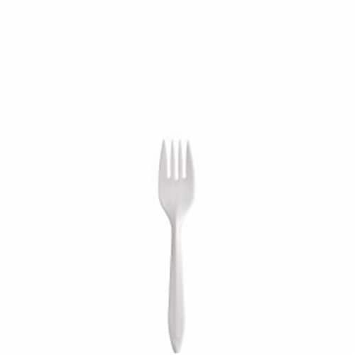 Dart F6BW CPC 6 25 In Medium Weight Polypropylene Fork Cutlery Style