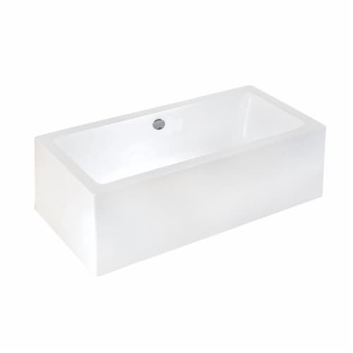 Aqua Eden VTDE673321 67 Inch Acrylic Double Ended Freestanding Tub With