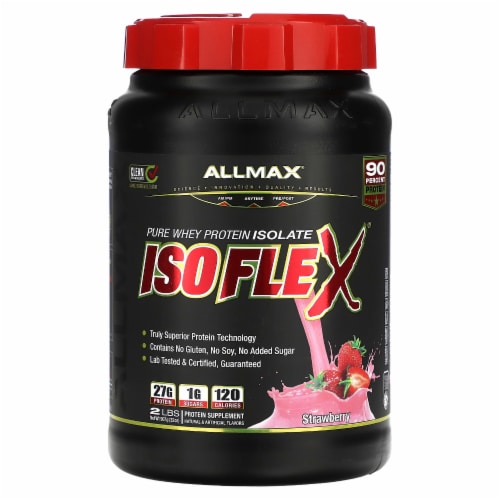 Allmax Isoflex Pure Whey Protein Isolate Strawberry Lbs G