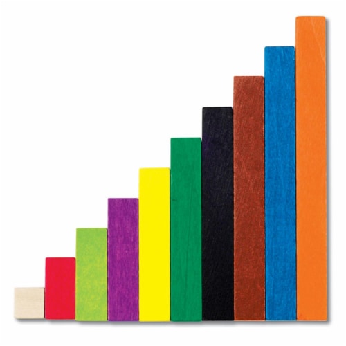 Learning Resources Ler Bn Plastic Cuisenaire Rods Intro Set Each