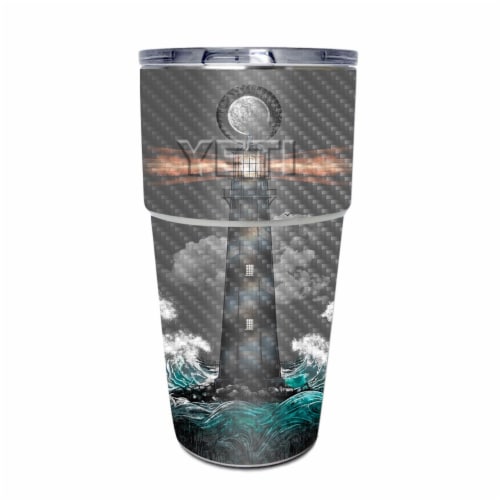 MightySkins CF YEPINT16SI Wave Anchor Carbon Fiber Skin For Yeti