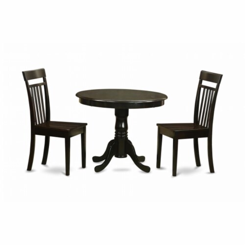 East West Furniture ANCA3 CAP W 3 Piece Kitchen Table Set Kitchen Table