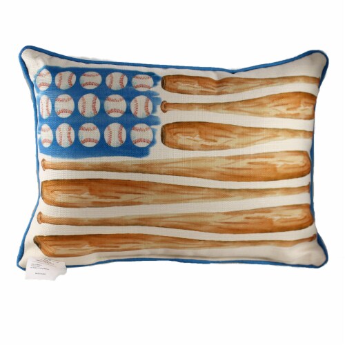 Home Decor Baseball Flag Pillow Fabric Sports Play Ball Bb0003 1 Kroger