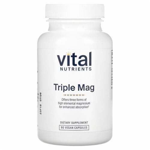 Vital Nutrients Triple Mag Mg Vegan Capsules Mg Per