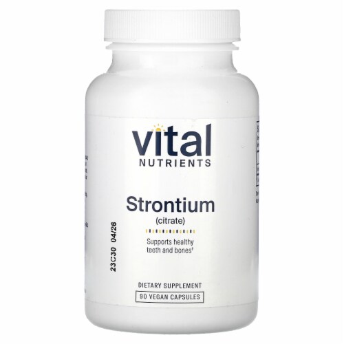 Vital Nutrients Strontium Citrate Vegan Capsules Count Smith