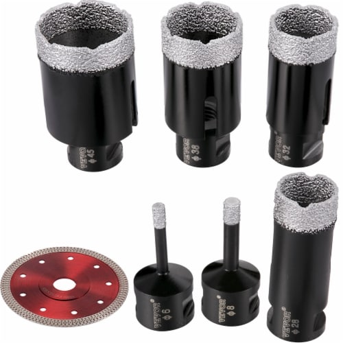 Vevor Pcs Diamond Drill Bits Hole Saw Set Mm Ceramic