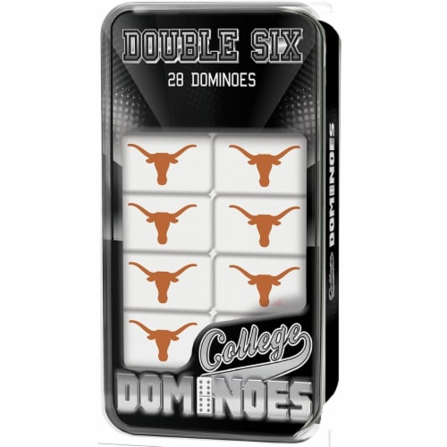 MasterPieces Officially Licensed NCAA Texas Longhorns 28 Piece Dominoes