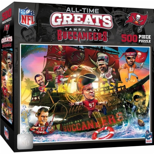 Masterpieces Tampa Bay Buccaneers 500 Piece Jigsaw Puzzle Nfl All Time