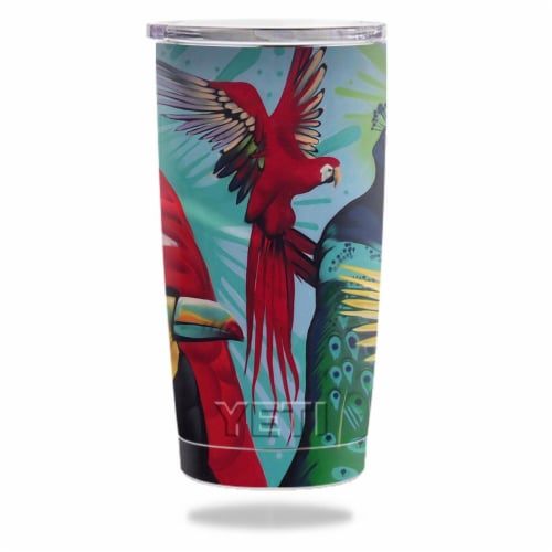 MightySkins YERAM20 Parrot Paradise Skin For Yeti 20 Oz Tumbler