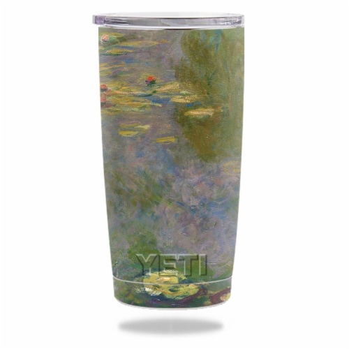 MightySkins YERAM20 Water Lilies Skin For Yeti 20 Oz Tumbler Water