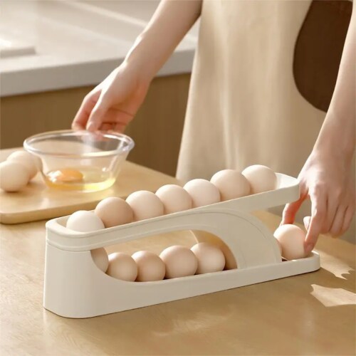 Giantpower New Automatic Roll Down Double Layer Egg Dispenser Pack