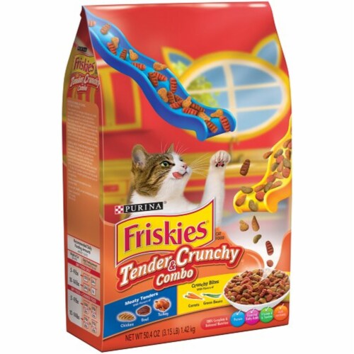 Purina Friskies Tender Crunchy Combo Dry Cat Food Pack Of 10 10