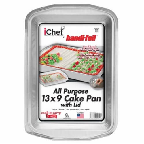 Handi Foil Ichef X All Purpose Cake Pan With Lid Pack Of