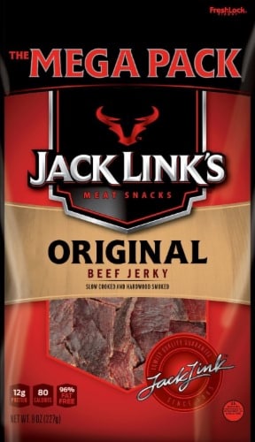 Jack Link S Original Beef Jerky Mega Pack 8 Oz Pack Of 48 48 Pack