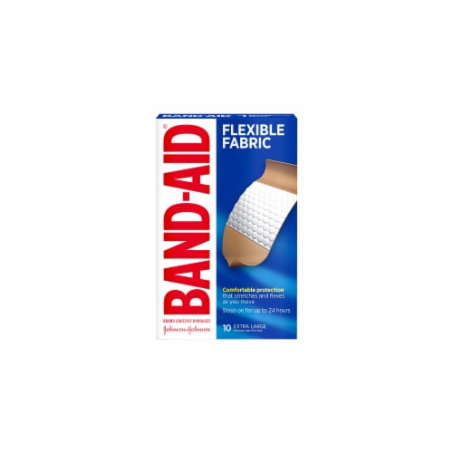 Band Aid Flexible Fabric Extra Large Adhesive Bandages Pack Of 32 32