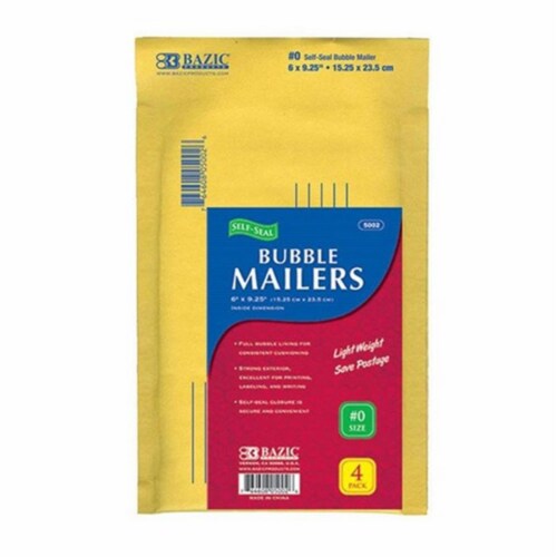 Bazic X Self Seal Bubble Mailers Pack Case Of