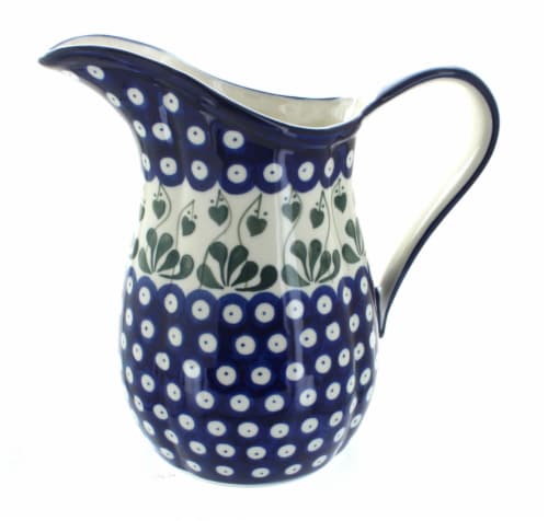 Blue Rose Polish Pottery Alyce Pitcher 1 Frys Food Stores