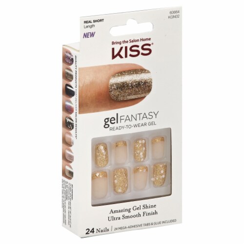 Kiss Gel Fantasy Adhesive Nail Kit Ct Kroger