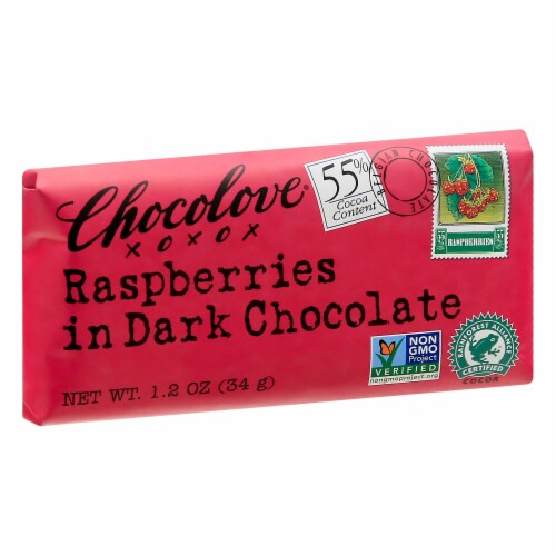 Chocolove Chocolate Bar Mini Dark Raspberry 12 Pk 1 3 Oz Kroger