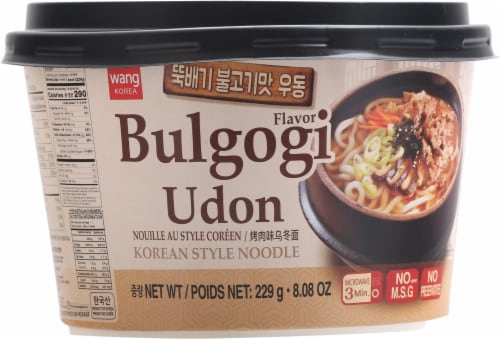 Wang Noodle Udon Bulgogi Pk Oz Kroger