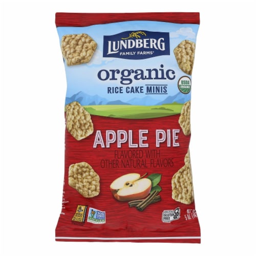 Lundberg Organic Mini Apple Rice Cakes Pk Oz Food Less