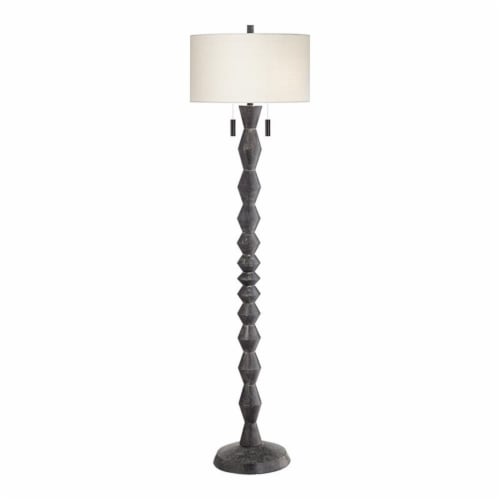 Pacific Coast Lighting Norden Turning Metal And Resin Floor Lamp In