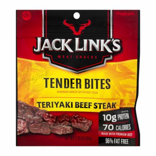 Jack Link S Teriyaki Beef Steak Tender Bites Pack Of 12 12 Pack QFC