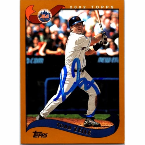 Autograph Warehouse 725242 Todd Zeile Autographed New York Mets 2002