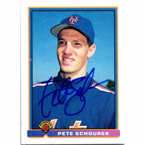 Autograph Warehouse Pete Schourek Autographed New York Mets