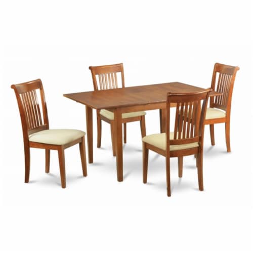 East West Furniture Pspo Sbr W Pc Set Picasso Table With In