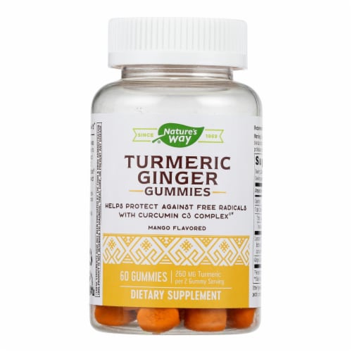 Nature S Way Turmeric Ginger Gummy Each Ct Ct Ct