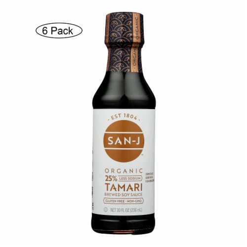 San J Tamari Soy Sauce Organic Case Of 6 10 Fl Oz 6 Pack 10