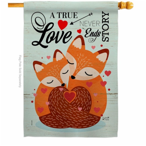 Angeleno Heritage H Bo X In Foxes Love House Flag With