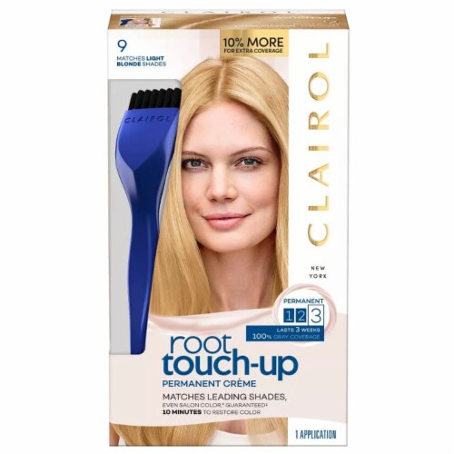 Clairol Root Touch Up Permanent Hair Color Creme Light Blonde Pack