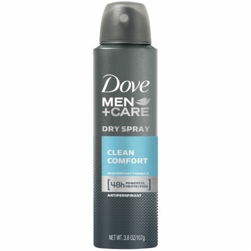 Dove Men Care Dry Spray Antiperspirant Deodorant Clean Comfort Pack Of