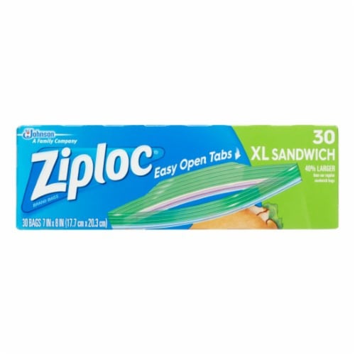 Ziploc Zipper Sandwich Bags XL Pack Of 2 2 Pack Kroger