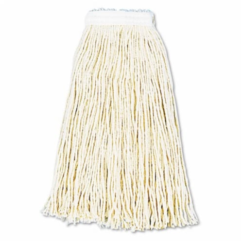 Bwk Oz Premium Cut End Wet Mop Heads White Cotton Per Case