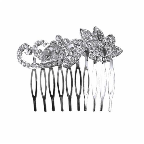 Revlon Silver Hair Combs With Rhinestones 1 Ct Kroger