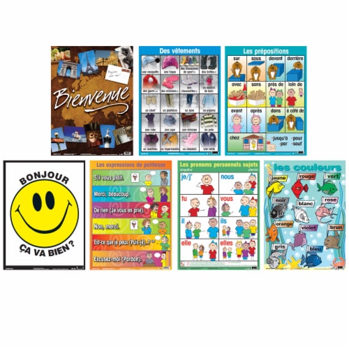 Poster Pals French Essential Classroom Posters Set Ii Essentials