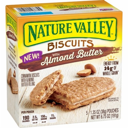 Nature Valley Almond Butter Biscuits Pack Of 16 16 Pack Kroger