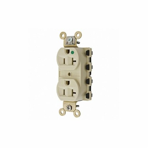 Hubbell Receptacle Ivory 20 A 2P3W Back 1PK SNAP8300IA 1 King Soopers