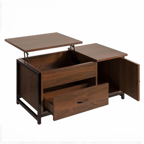 Fabato Lift Top Coffee Table With Storage Drawer Hidden Compartment