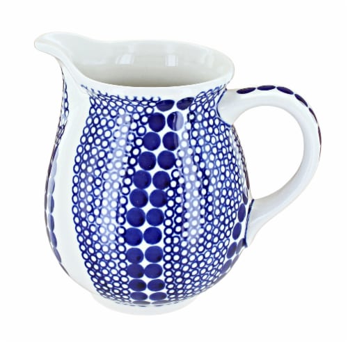 Blue Rose Polish Pottery Zara Small Pitcher Qfc